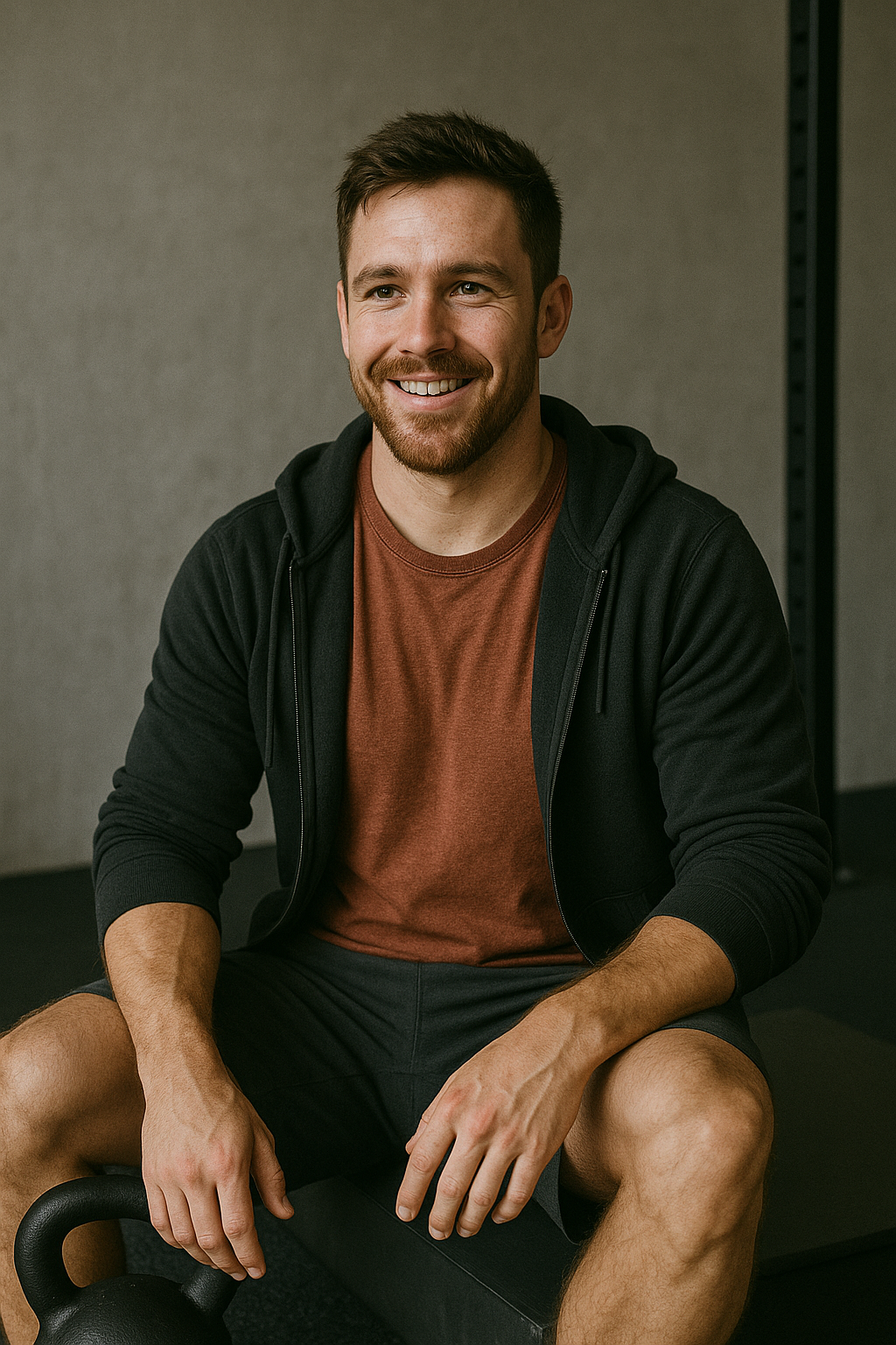Portrait of Jordan – relatable trainer focused on mindset and motivation